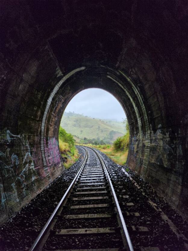 Shelter in the tunnel