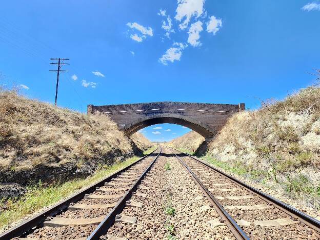 Abandoned bridge at Demondrille