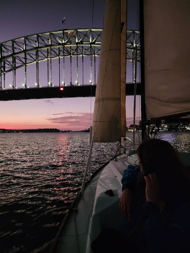 Sunset under Sydney Harbour Bridge on Fantasy